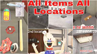 All item Locations in Ice scream 5 ।। all locations of all items in ice scream 5