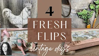 How To Vintage DIYs ~ Thrift Flips ~ Shabby Chic ~ Farmhouse ~ Home & Garden Decor