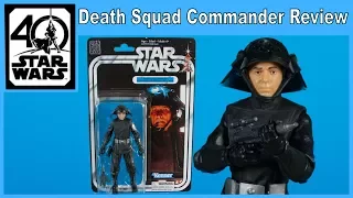 Star Wars 40th Anniversary 6" Black Series Death Squad Commander Review