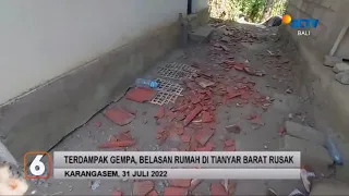 Terdampak Gempa, Belasan Rumah di Tianyar Barat Rusak | Liputan 6 Bali