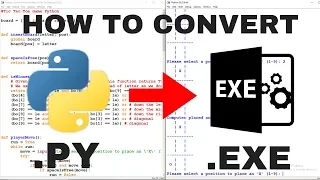 How to Convert any Python File to .EXE