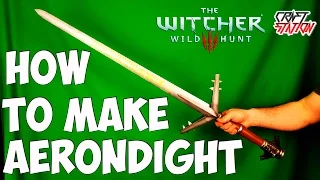 How to make Aerondight sword from The Witcher 3 Diy