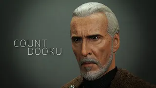 Hot Toys Star Wars Attack Of The Clones Count Dooku 1/6 Scale Movie Masterpiece 4K Figure Review