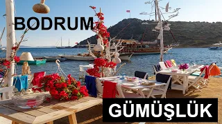 Bodrum Gümüşlük Egede şirin bir belde Denize gömülmüş Antik tarihi kent Myndos