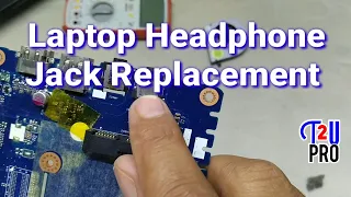 Laptop headphone jack replacement