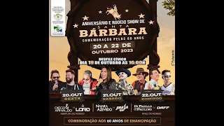 RODEIO SHOW DE SANTA BARBARA  GO 2023 (1ª NOITE SEXTA FEIRA)