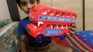 Unboxing Double Decker Bus | Aarav's Review | Kids Toys