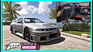 Forza Horizon 5 - NISSAN NISMO GT-R 1995 Gameplay with Logitech G923 Wheel