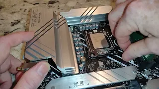 Pt 3: Get ready for 13th gen - Installing I5-13600k, CPU Frame & Frost Commander 140 on Z690-p wifi