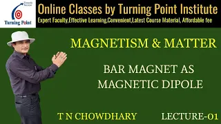 CLASS-12-PHYSICS-BAR MAGNET AS MAGNETIC DIPOLE- MAGNETISM AND MATTER-UNIT-05-CBSE-JEE-NEET-LEC-01