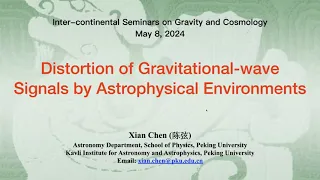 ISGC 240508 talk by Prof. Xian Chen - Peking University