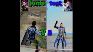 Freefire me new  character vs Dimitri character jump test #shorts #freefireshorts @sc pro ff