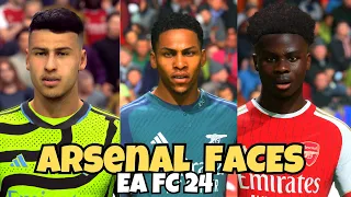 Arsenal Faces and Ratings EA FC 24