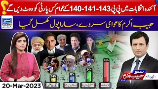 Elections in Punjab: Survey in PP 140,141,143 Sheikhupura | Suno Habib Akram Kay Sath| 20 March 2023