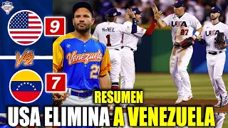 ESTADOS UNIDOS VS VENEZUELA | Con GRAND SLAM de TREA TURNER y EPICA REMONTADA USA ELIMINA VENEZUELA