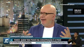 "A democracia brasileira está levando uma surra", diz Marcelo Tas