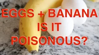 This is what happens when you eat eggs and banana together