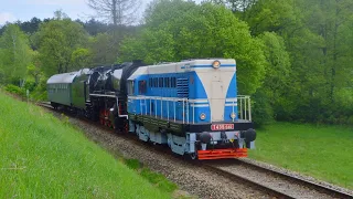 Převoz parní lokomotivy Štokr 556.0506 do České Lípy 19.5.2021