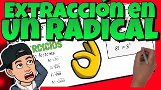 😮 EXTRACCIÓN de FACTORES de un RADICAL