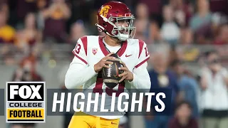 Caleb Williams SHINES against Arizona State, accounts for FIVE TDs in USC's victory