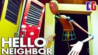 Hello Neighbor CRAZY MANNEQUINS at SCHOOL! FEAR was the LAST Act 3