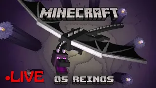 A BATALHA CONTRA O DRAGÃO - OS REINOS MINECRAFT BEDROCK SOBREVIVÊNCIA