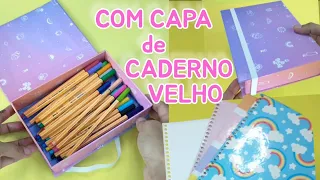 Como Fazer Estojo Com Capa De Caderno