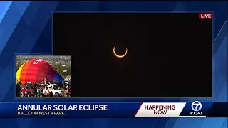 Full Coverage: Annular "ring of fire" solar eclipse in New Mexico