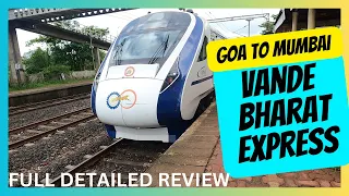 Discovering India's West Coast: Goa to Mumbai by Vande Bharat Express | 22230 Express |