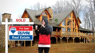 So.. I BOUGHT AN ABANDONED LOG CABIN MANSION!