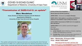 19th August 2020 COVID-19 ECHO clinic