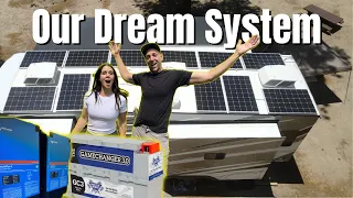 We UPGRADED our RV Electrical System to 2750w of Rich Solar & 24v Battle Born Battery Power!
