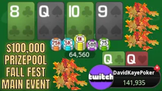 $100,000 Guaranteed Fall Fest Main Event | Poker Vlog #567