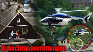 DÖRFER ZERSTÖRT | HOCHWASSER IN DEUTSCHLAND | HUBSCHRAUBERRETTUNGEN IN ALTENAHR & SCHULD (EIFEL)