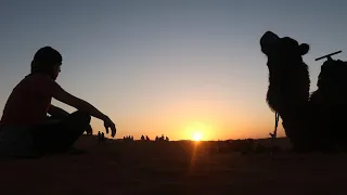 Una NOCHE en el DESIERTO del SAHARA (Marruecos - Merzouga) Vlog #5