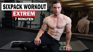 7 Minuten Sixpack Workout für Zuhause - Extrem Effektiv! | Sascha Huber