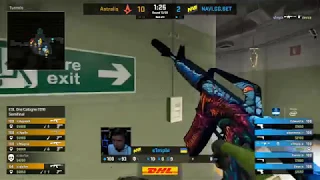 CSGO/s1mple sick round against Astralis//ESL One Cologne 2018