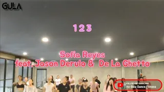 1,2,3 | Sofia Reyes Feat. Jason Derulo and De La Ghetto | Zumba | Zin Ito Gula | Dance Fitness