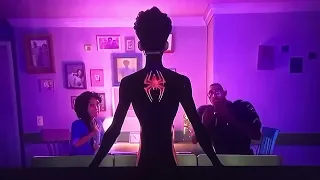 Miles Morales tells his parents he is Spider Man