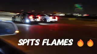 Itsjusta6 VS Texas streets:1000+ HP CARS GT350 SHOOTS FLAMES + CRAZY PULLS