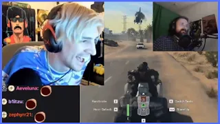 xQc reacts to Forsen chased by stream snipers in Warzone