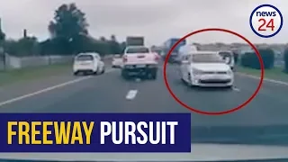 WATCH: Dramatic police chase on N1 near Cape Town