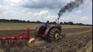 MASSEY HARRIS disc plow in hard ground