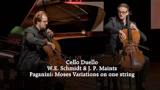 Cello Duello - Paganini Moses Variations on one string