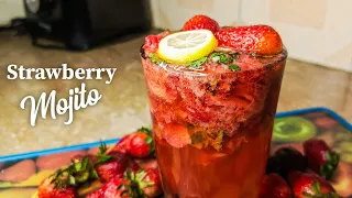 Strawberry Mojito Easy Homemade Recipe #making #homemade #recipe