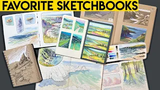 The BEST sketchbooks for watercolor, gouache, mixed media (my favorites as of 2023)