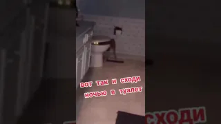 ВОТ ТАК И СХОДИ В ТУАЛЕТ НОЧЬЮ!!! Приколы тик ток! #Shorts