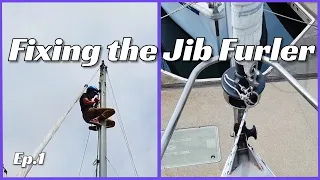 Fixing the Jib Furler and Going on a Test Sail | Learning to Sail Ep. 1