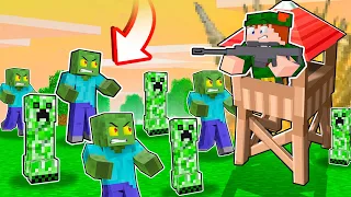 Minecraft, mas TEM UM APOCALIPSE DE MONSTROS!! Consegui Sobreviver?