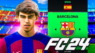 FC 24 Barcelona Career Mode EP1...